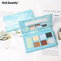High Grade Pigment 9 Colors Silver Palette